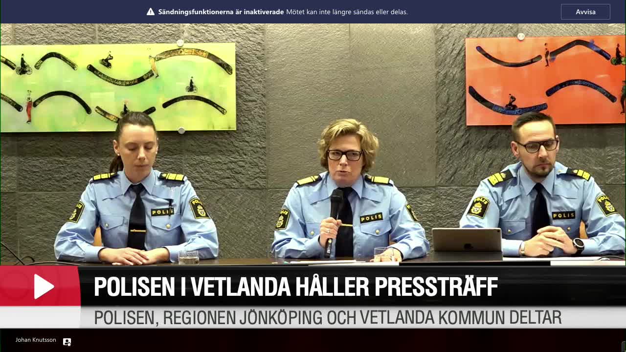 Polisen om Vetlandaattacken
