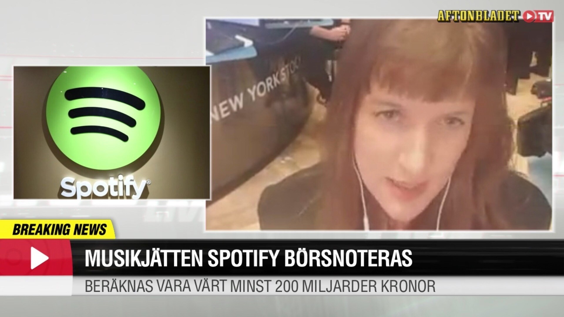 Musikjätten Spotify börsnoteras