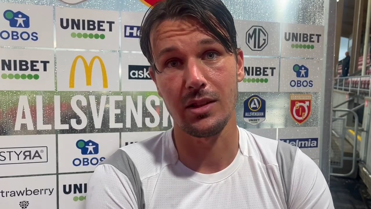 Stefano Vecchia efter målet Den har man gjort förr Aftonbladet TV