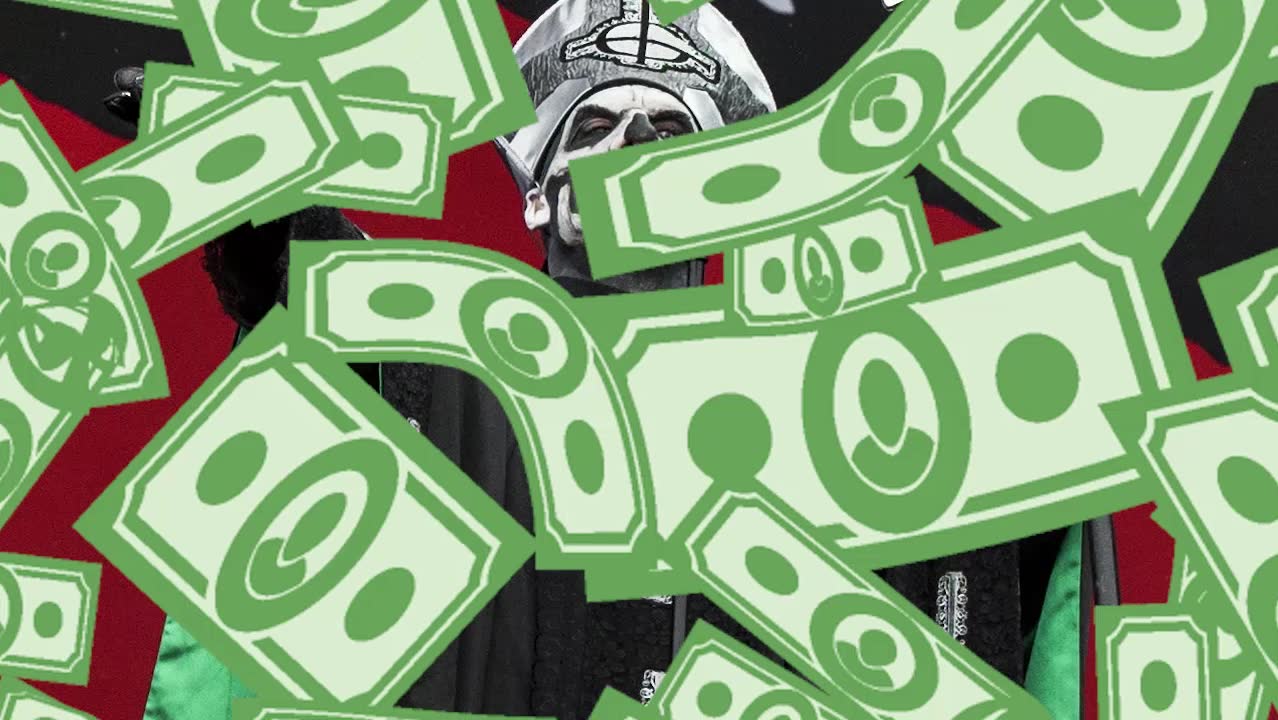 Bandet Ghost stämmer Papa Emeritus