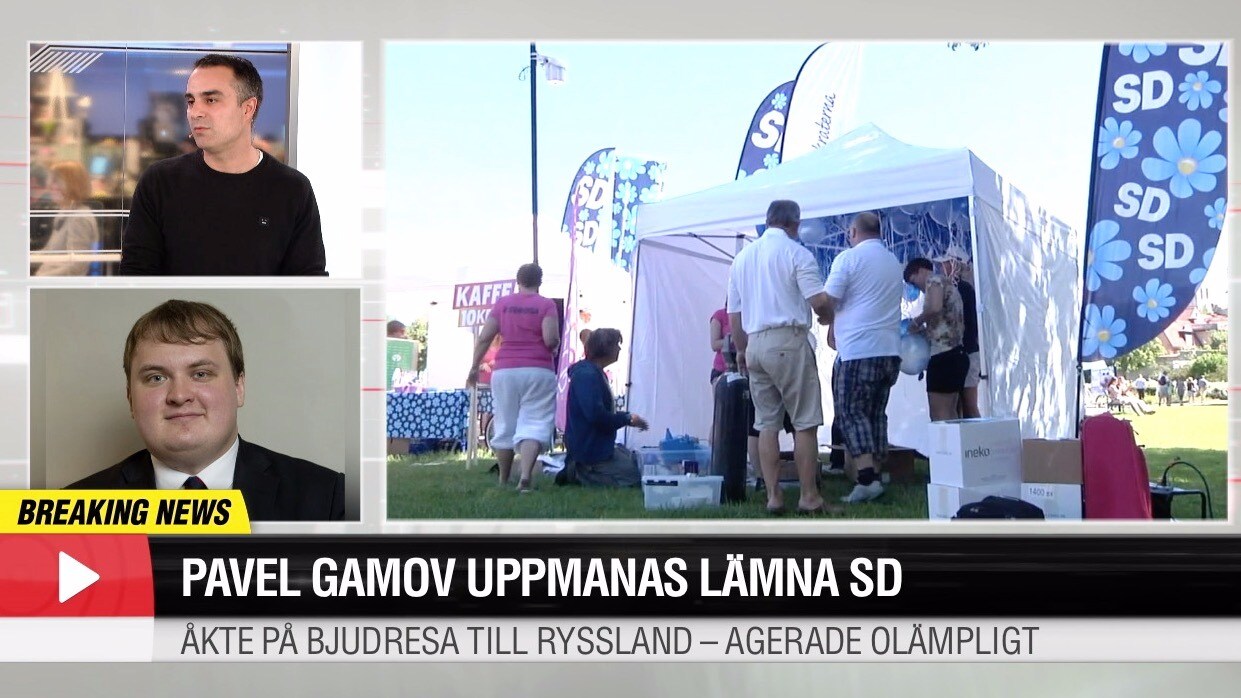 SD kräver att riksdagsledamoten Pavel Gamov lämnar sitt uppdrag