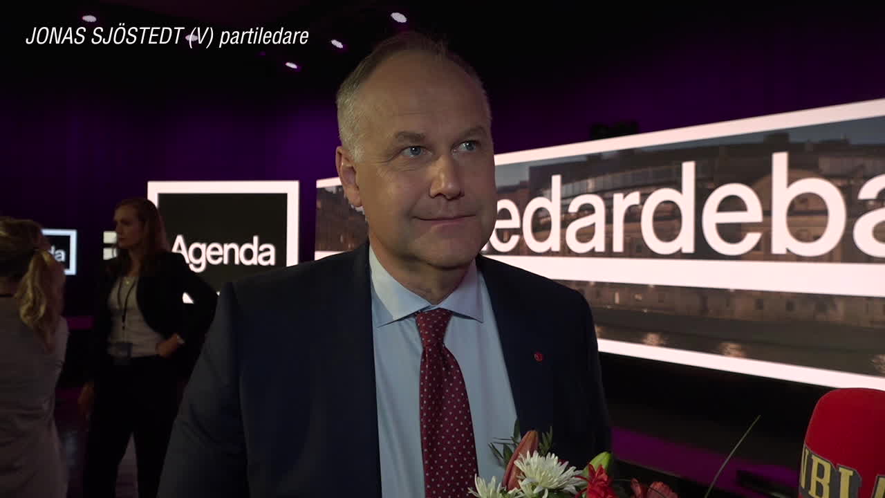 Jonas Sjöstedt (V) efter debatten: "Löfven måste inse att han har en minoritetsregering"