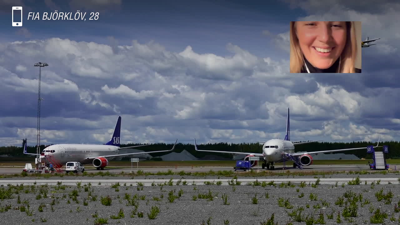 Sofia, 28, fick lämna flygplan: ”En helt surrealistisk känsla”