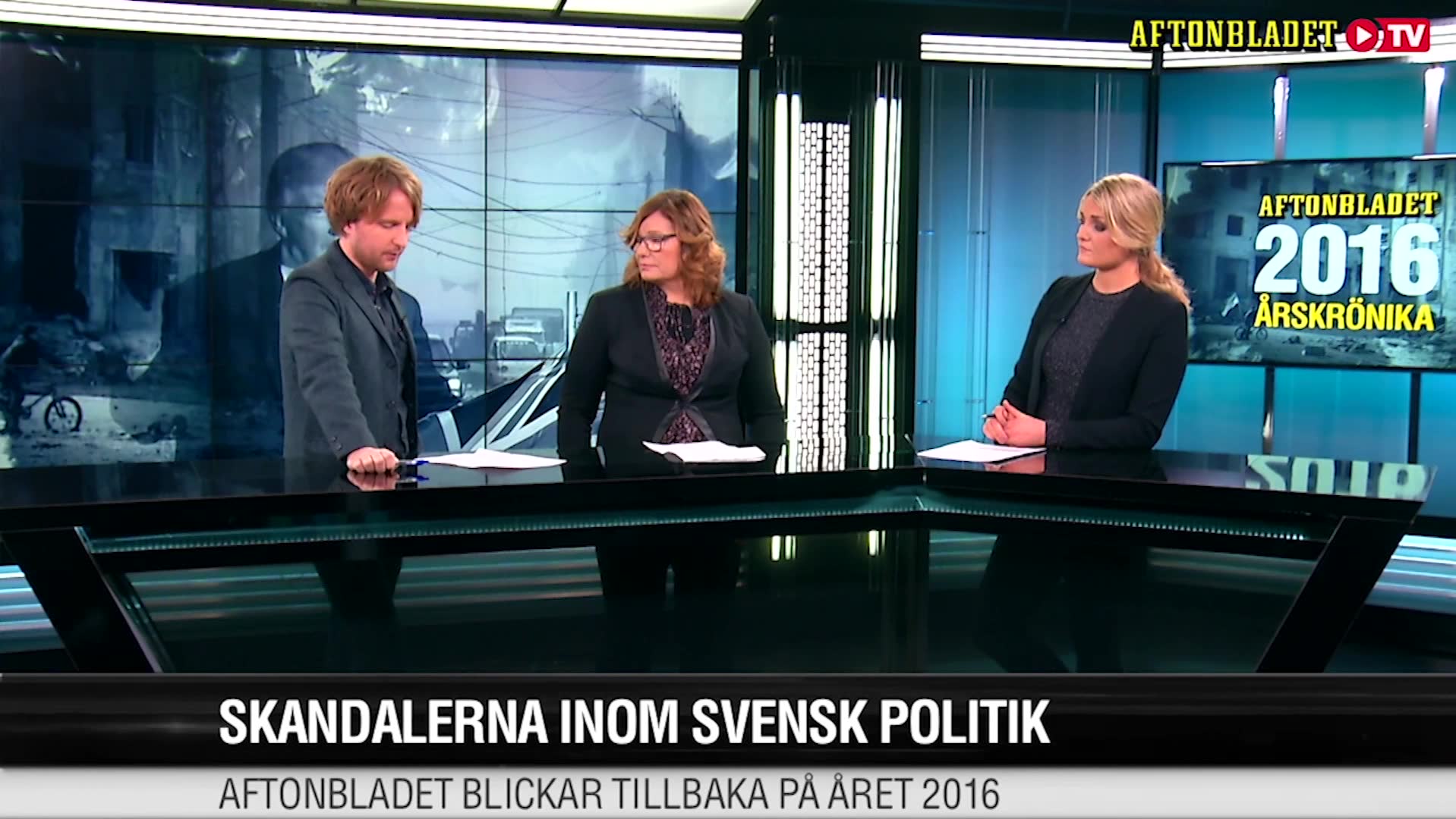 "Politikåret har dominerats av utrikesfrågor"