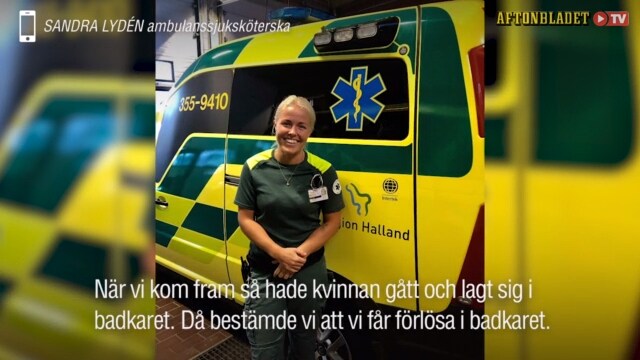 Sandra om speciella förlossningen: “Går som på moln”