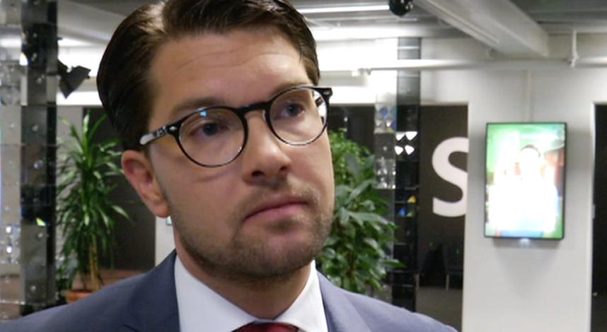Åkesson lämnar mitt i intervjun om näthataren