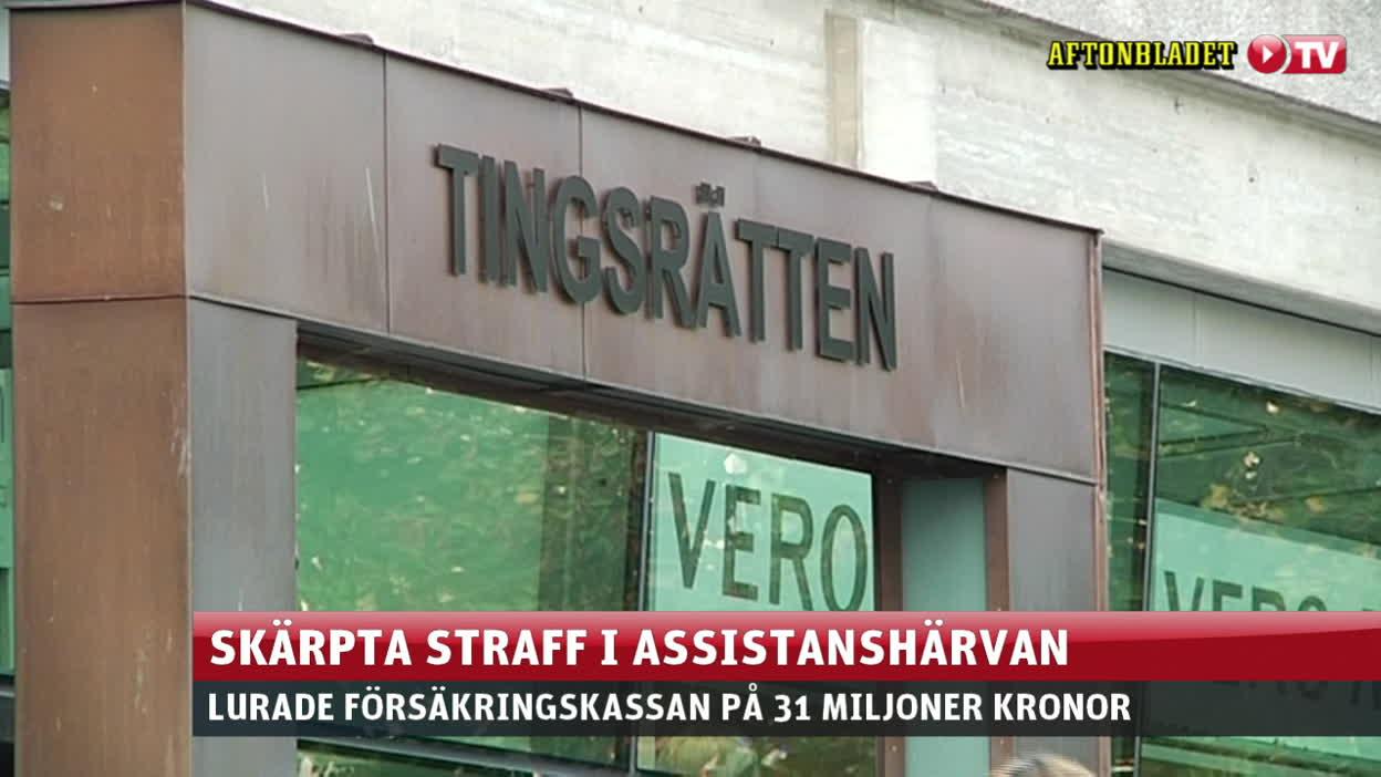 Skärpta straff i assistanshärvan