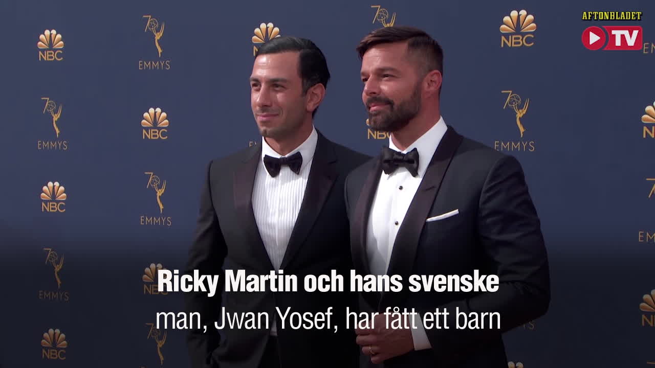 Ricky Martin och svenska Jwan har fått barn