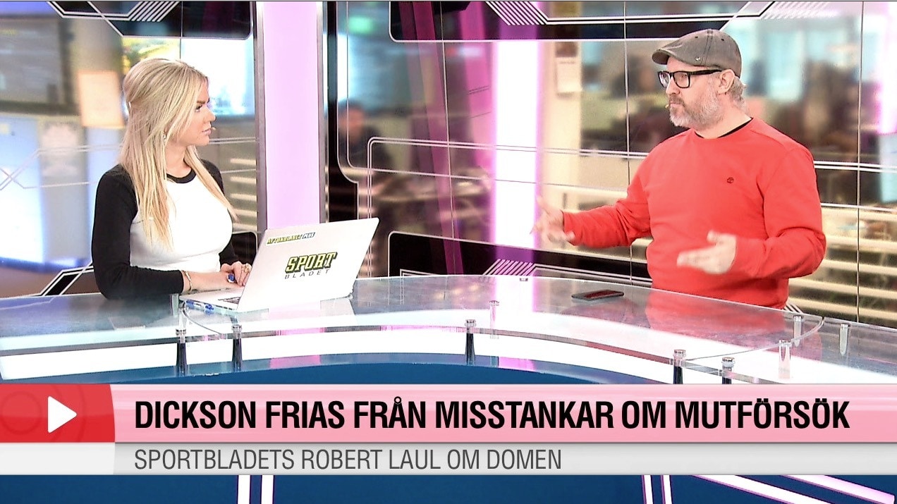 Dickson frias från misstankar om mutförsök