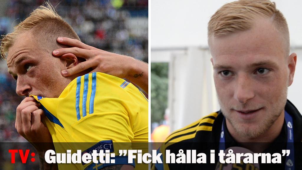 Guidetti: "Fick hålla tillbaka tårarna"