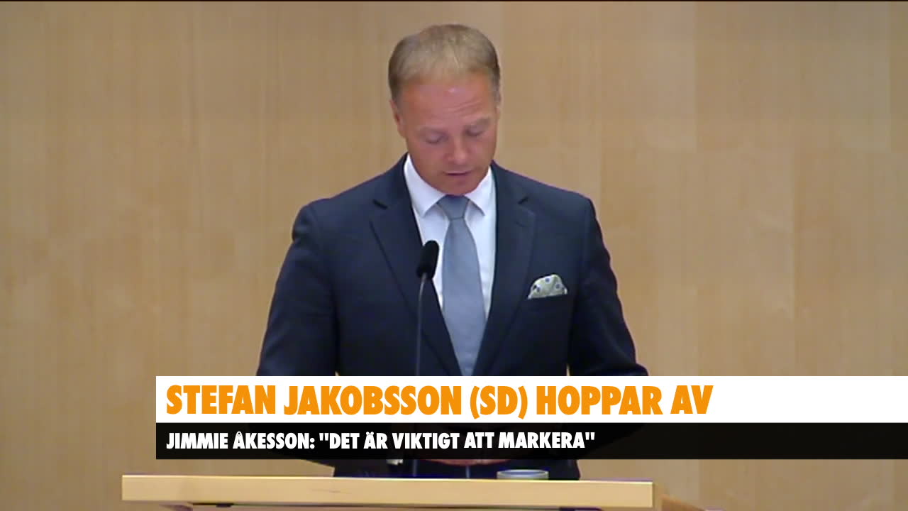 Lena Mellin om Stefan Jakobssons avhopp