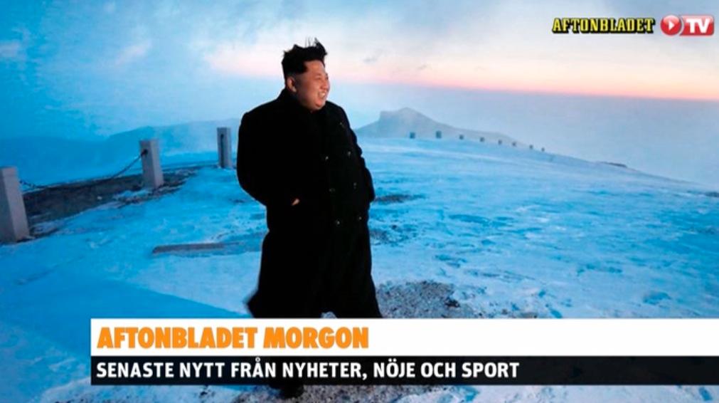 Kim Jong-Un har bestigit Nordkoreas högsta berg