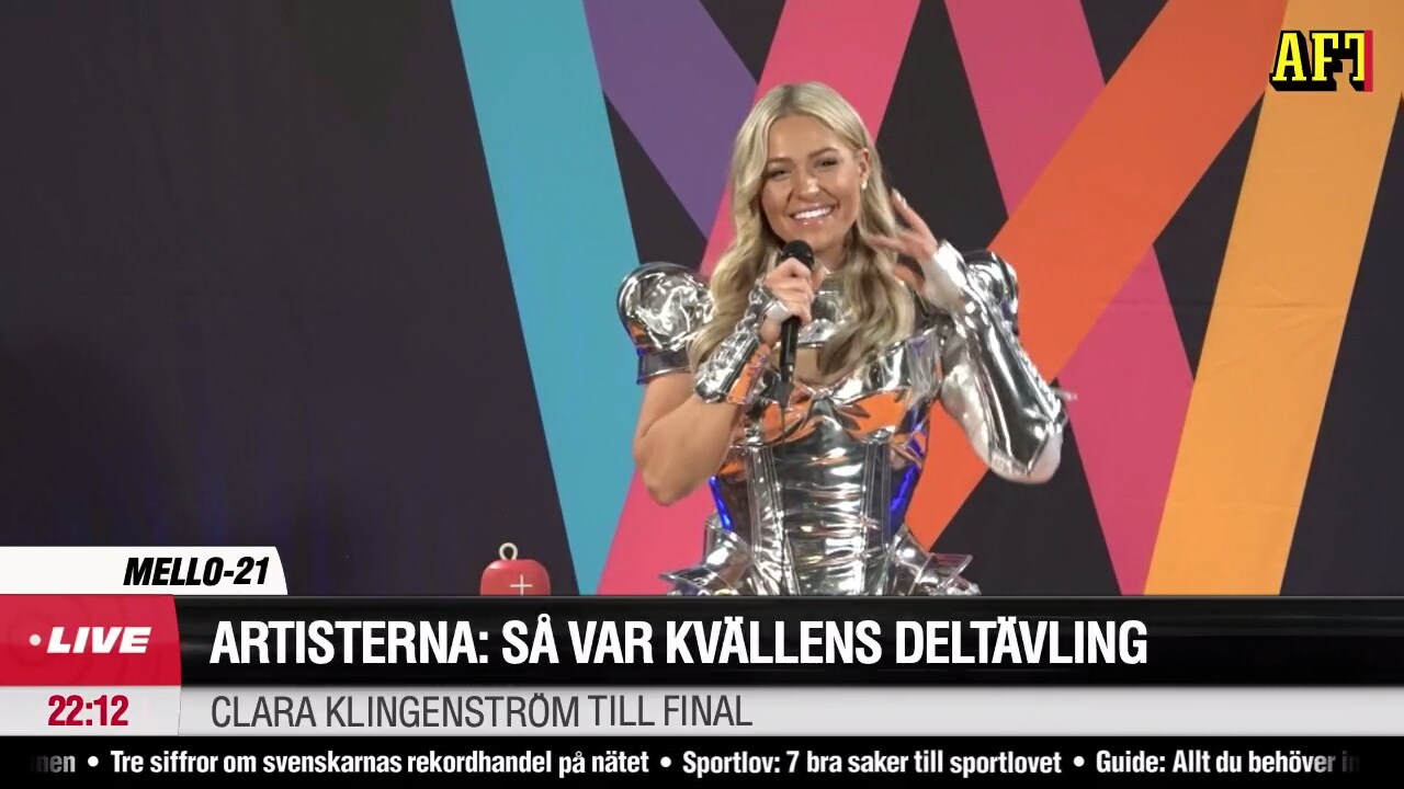 Klara Hammarström till final: "Jag tror på min låt"