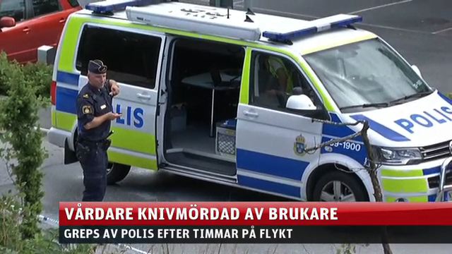 Vårdaren höggs ihjäl av brukaren