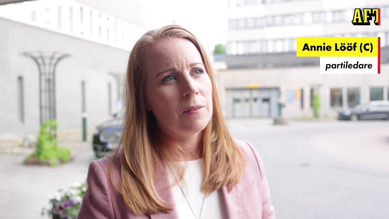Annie Lööf (C): "Kommer inte budgetförhandla med V"