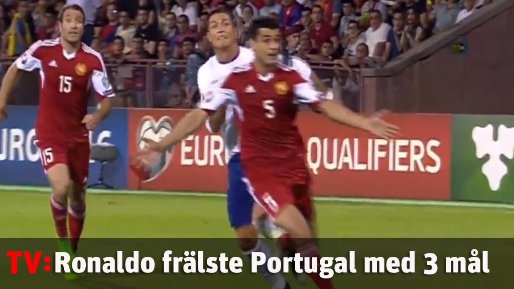 Ronaldo frälste Portugal