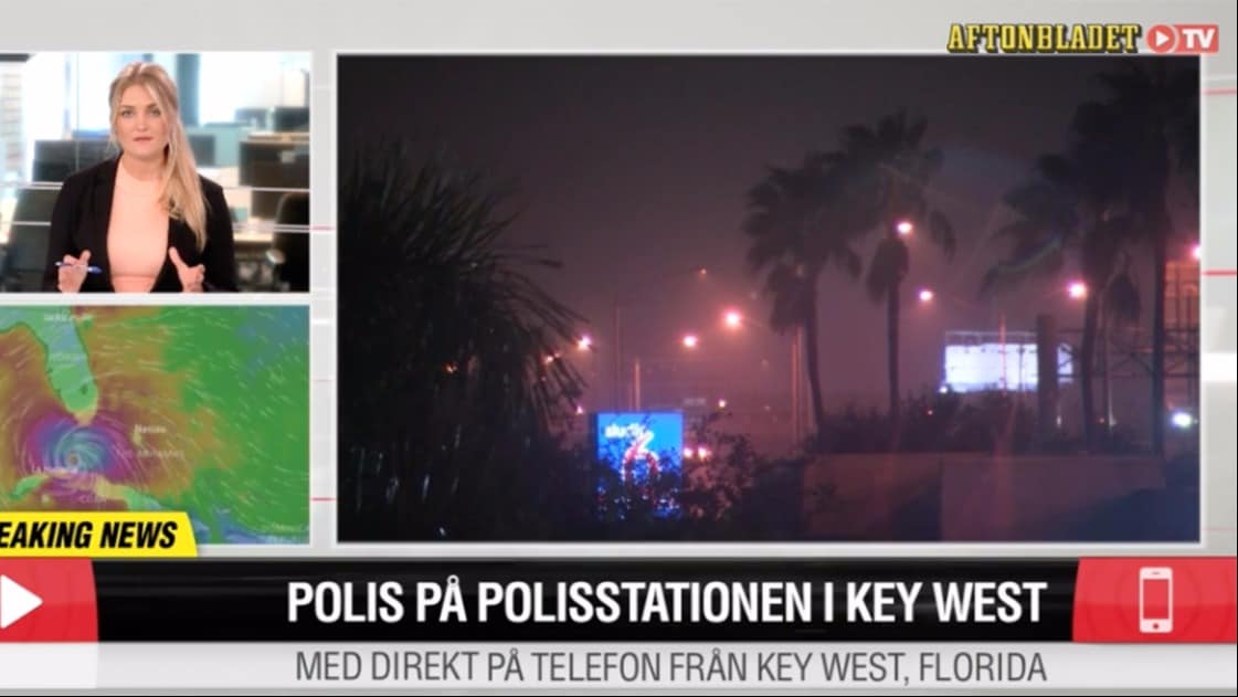 Polisen:  "Vi kan inte tvinga folk att evakuera"