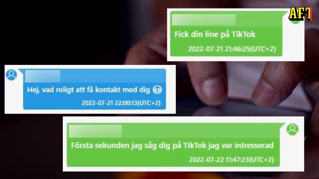 Misstänks ha gjort 18 överföringar från Tiktokdejtens konto
