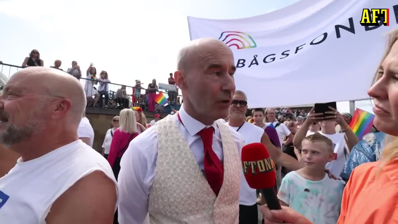 Mark Levengood i Stockholm Pride: "Som en stor folkfest"