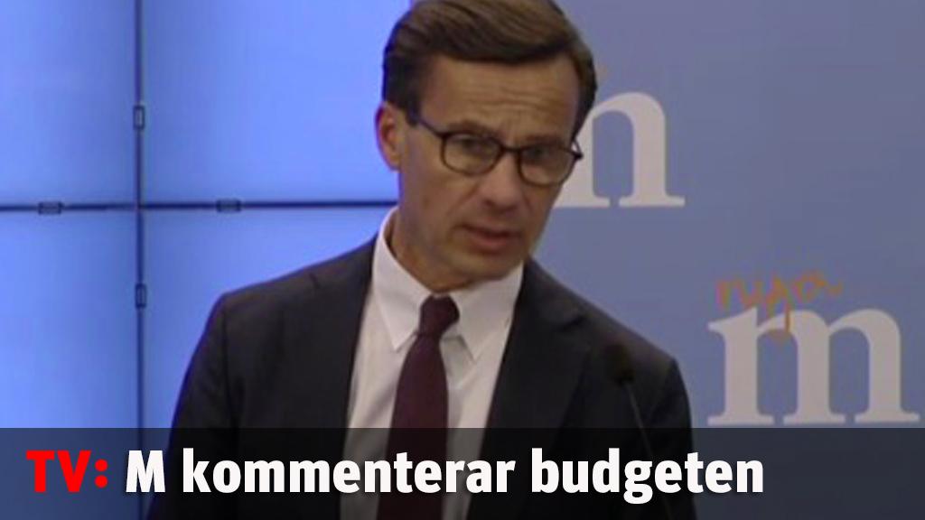 M kommenterar S höstbudget