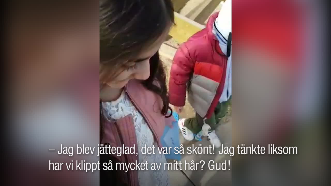 Valencia, 9, sänker sitt hår till barn som saknar hår