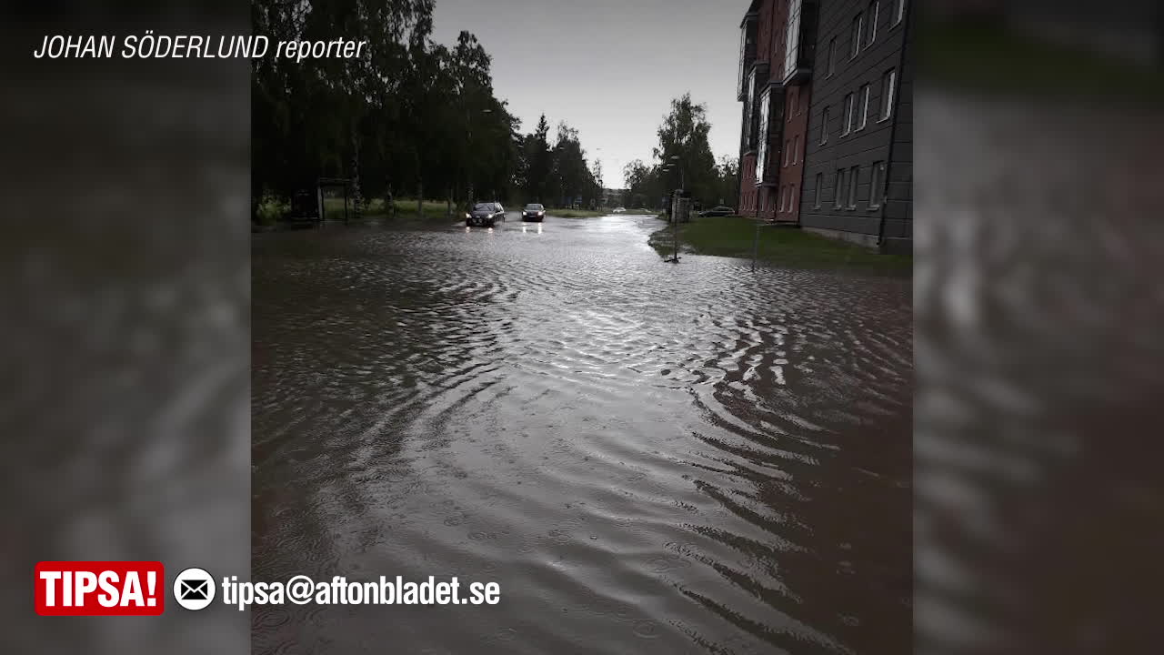 Över 5000 strömlösa efter åskovädret