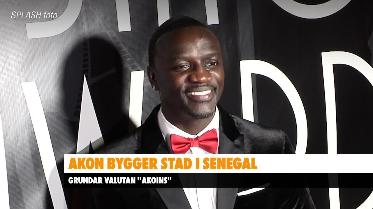 Rapparen Akon bygger stad