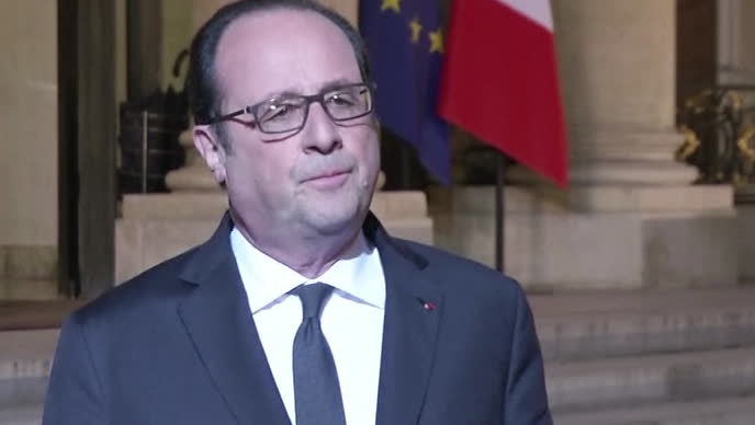 Hollande: "Övertygade att motiven bakom dåden är terrorrelaterade"
