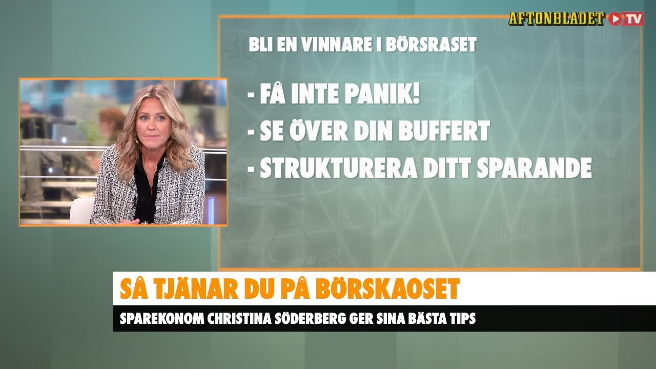 Expertens tips: ”Så tjänar du på börskaoset”
