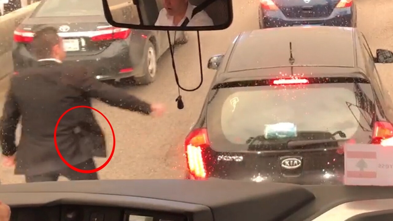 Styr om trafiken i Beirut för kronprinsessan Victoria