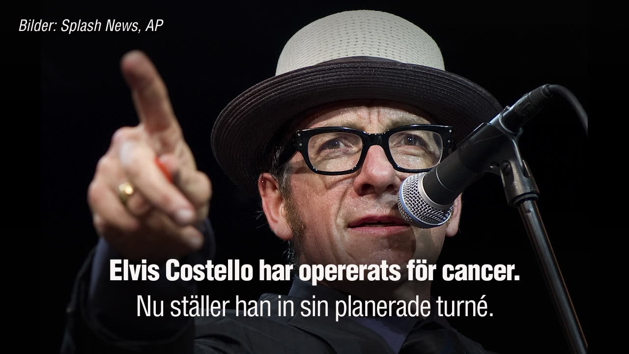 Elvis Costello opererad för cancer