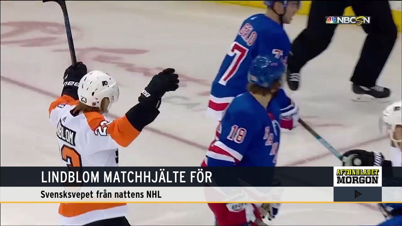 Oskar Lindblom matchhjälte för Flyers