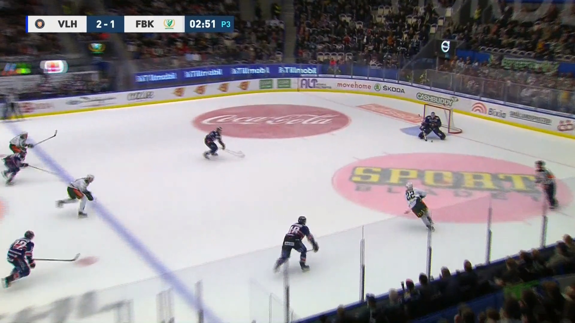 Växjö avgjorde mot Färjestad i slutsekunderna