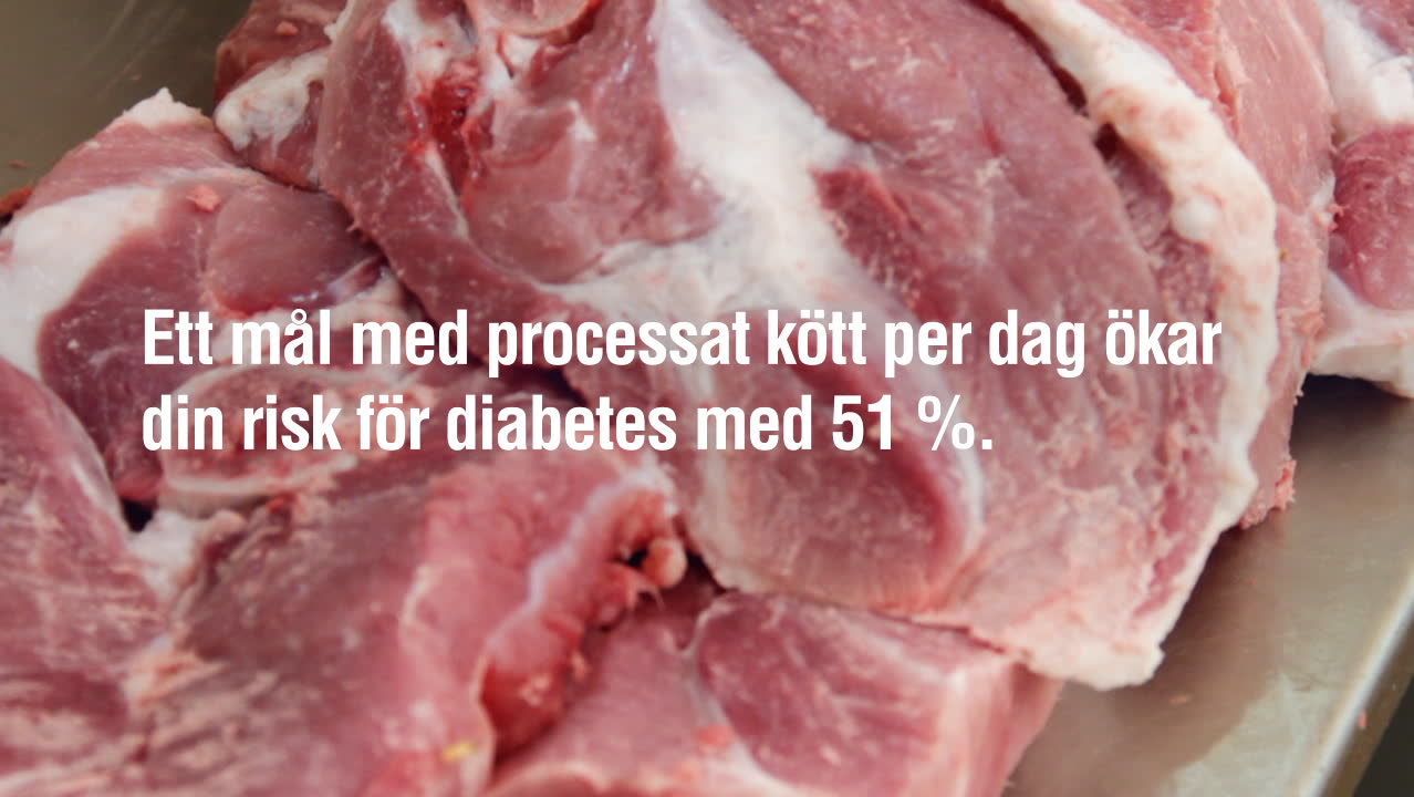 Kött ökar risken för diabetes — enligt dokumentären