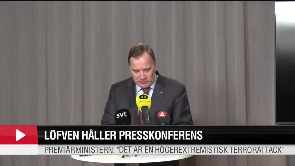 Löfven: ”En attack mot det öppna samhället”