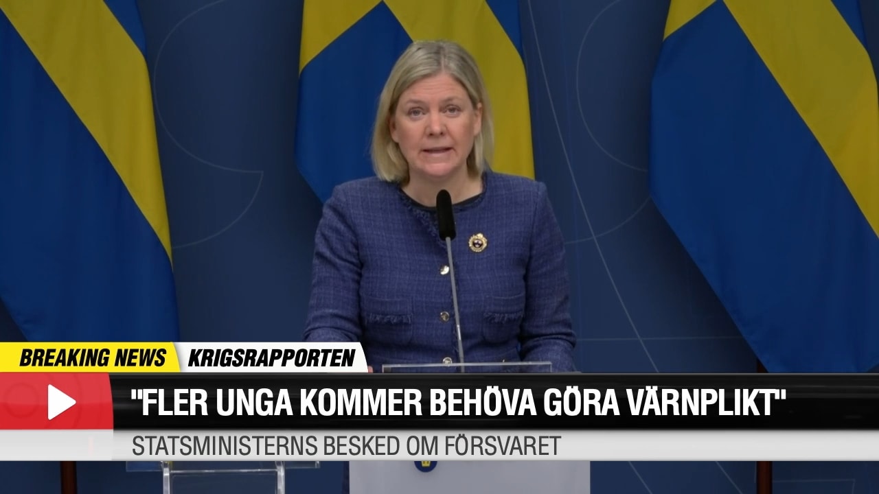 Magdalena Andersson: ”Sveriges försvarsförmåga ska kraftigt förstärkas”