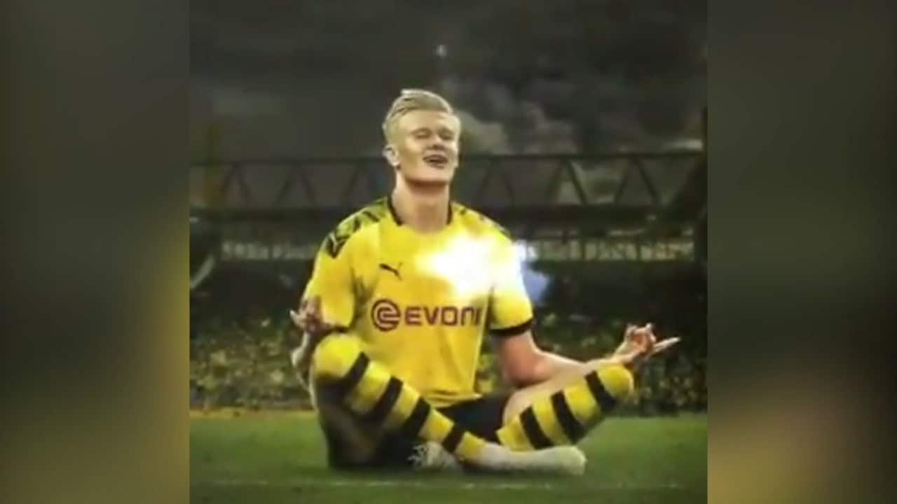 Här presenterar Dortmund Haaland