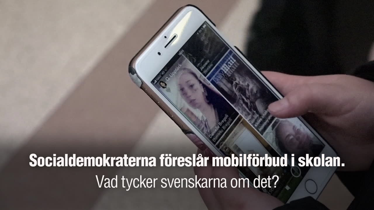Mobilförbud eller inte? Vi gick ut på stan och frågade