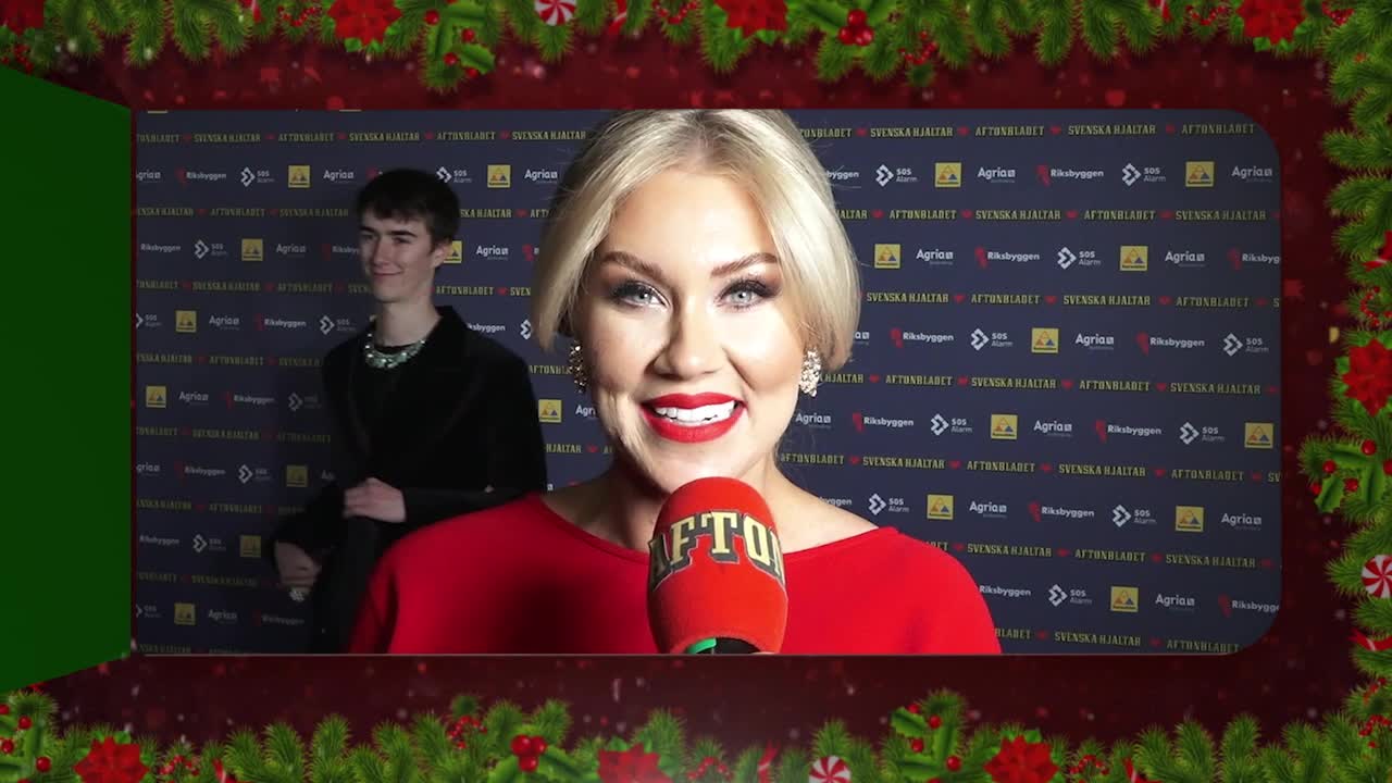Se julhälsningarna från Isabella Löwengrip och statsministern