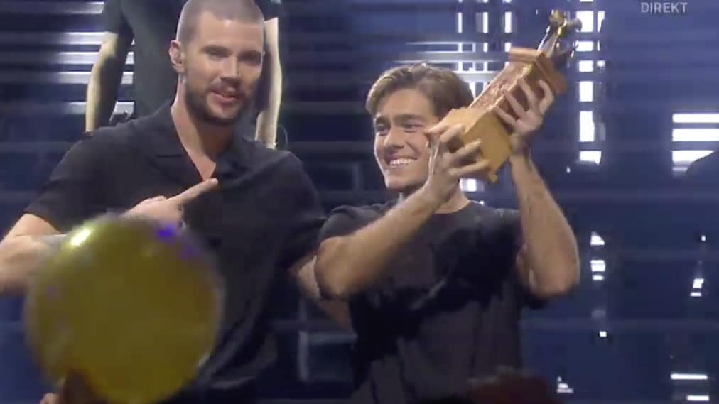 Benjamin Ingrosso vinnare i årets melodifestival!