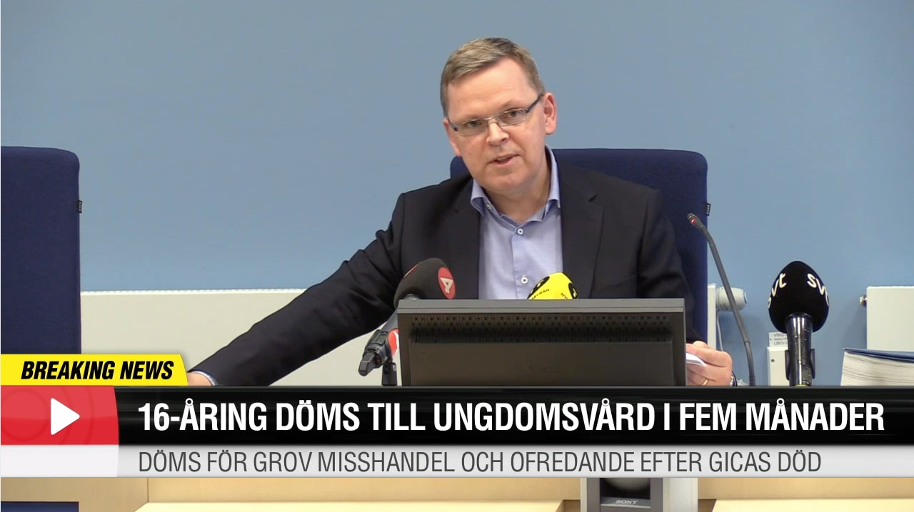 16-åring döms till ungdomsvård i fem månader