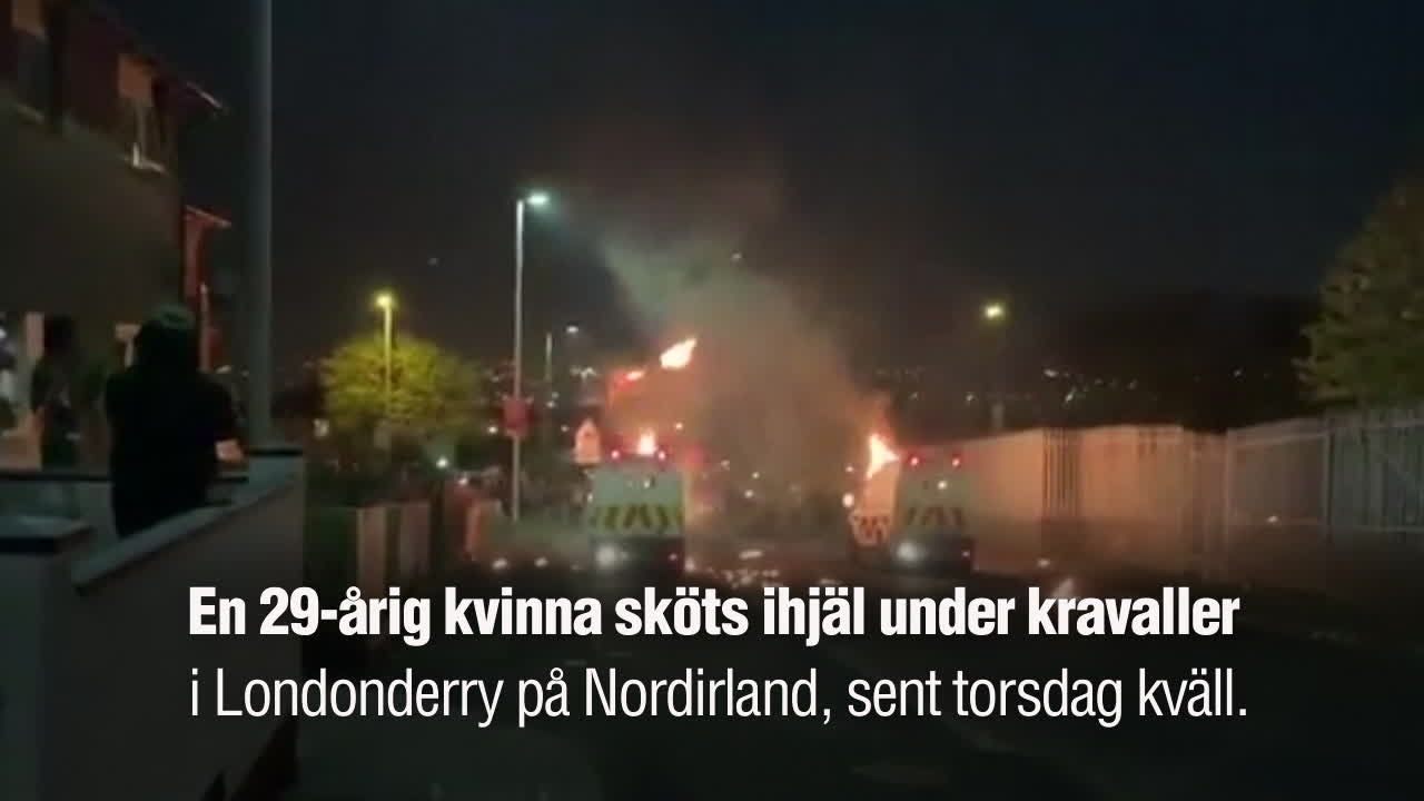 Misstänkt terror i Londonderry