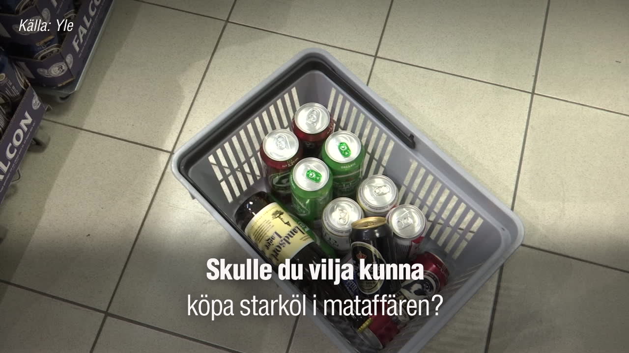 Ja till starköl i matbutiker – i Finland