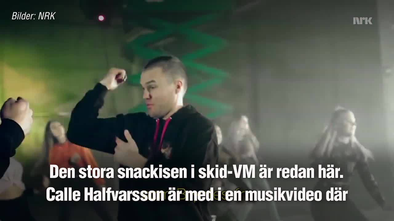 Här sågar Calle Halfvarsson Petter Northug i musikvideo