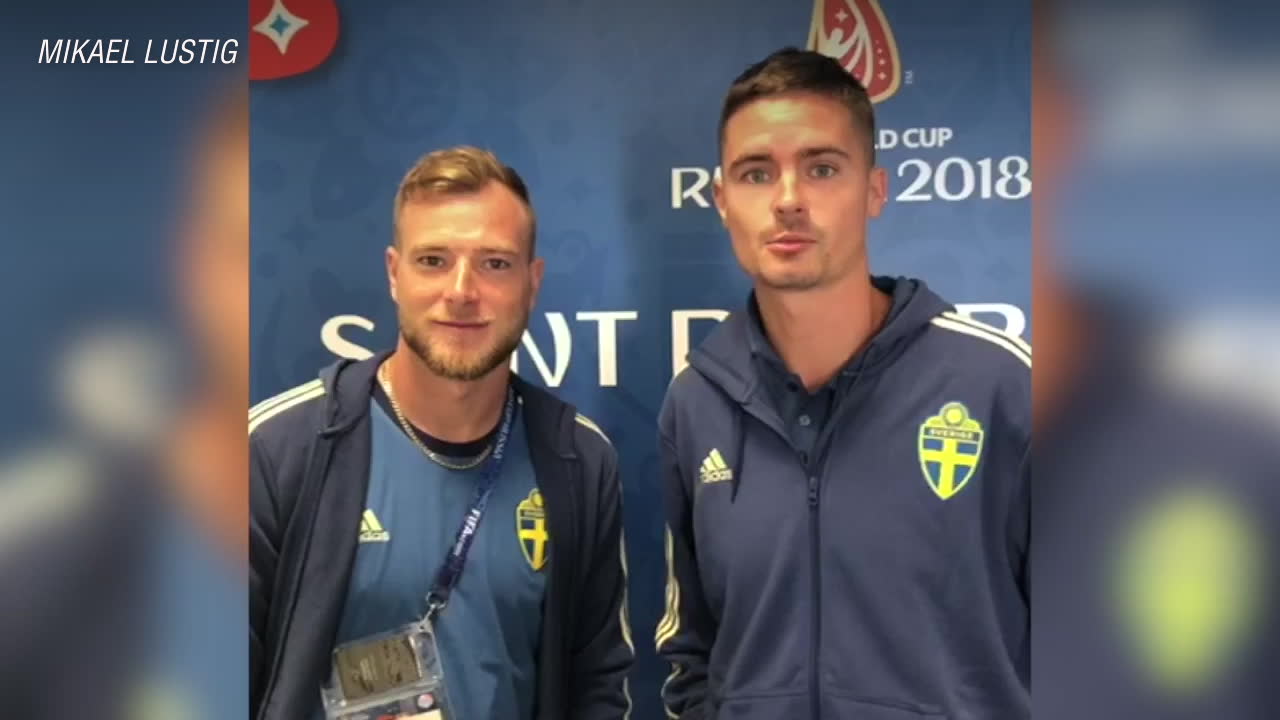 Blågults hälsning till svenska fansen