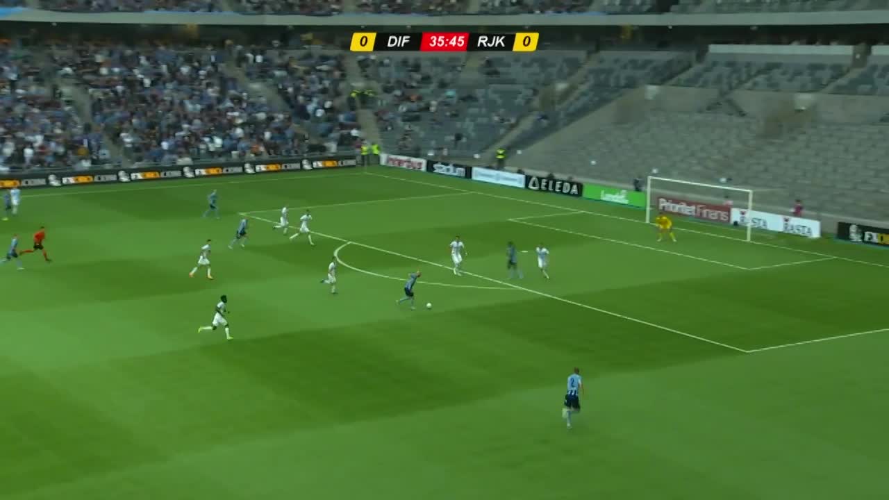 Hien och Banda målskyttar när Djurgården tog sig vidare i Conference League