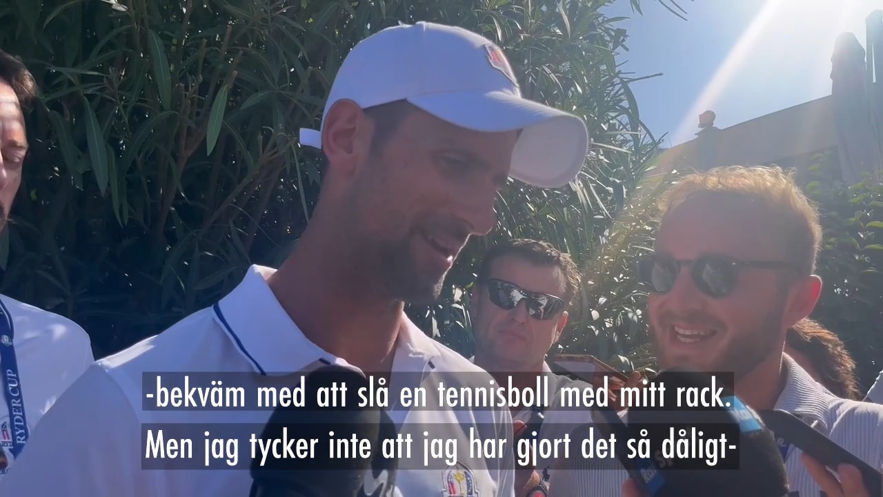 Djokovic: "Unik upplevelse"