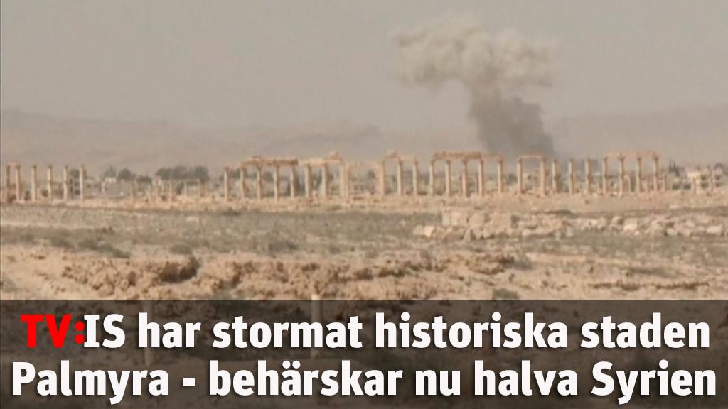 "IS kontrollerar nu halva Syrien"