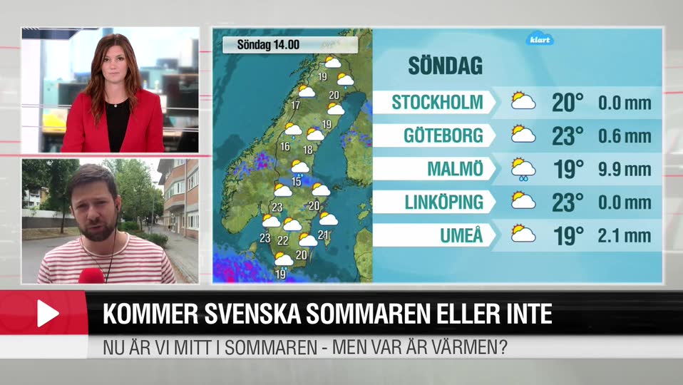 TV: Kommer svenska sommaren eller inte?