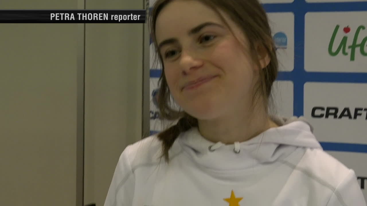 Ebba Andersson om stafetten: "Det här är en standarddistans för oss juniorer"